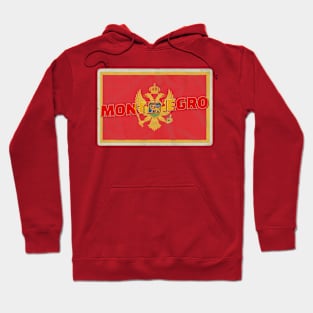 Montenegro Vintage style retro souvenir Hoodie